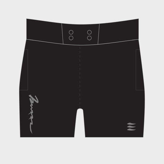 BUZZ DRAGON Women Compression Shorts (Black)