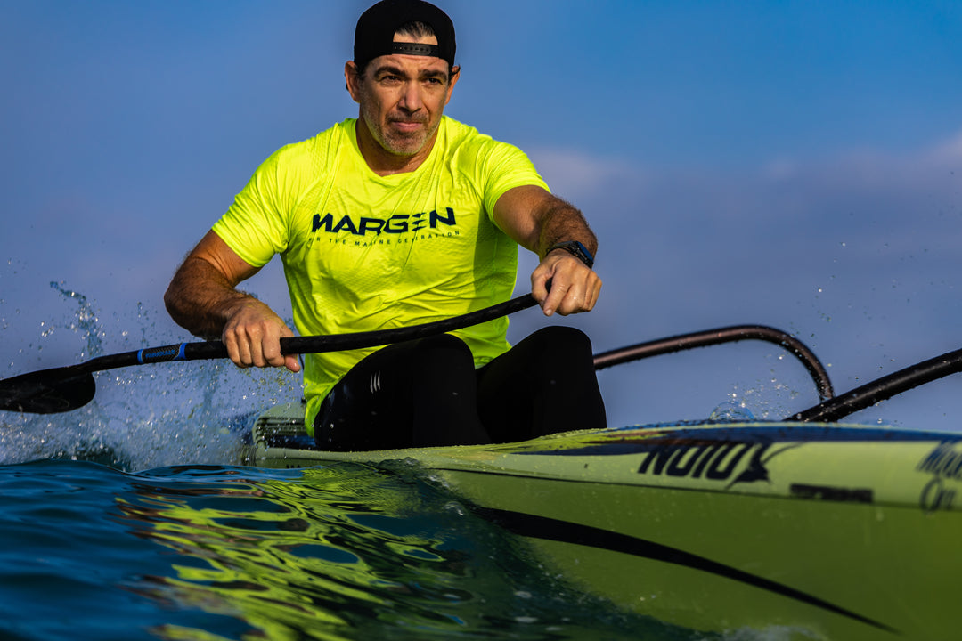 MARGEN Men Racer Short Sleeve (Hi-Vis Yellow)