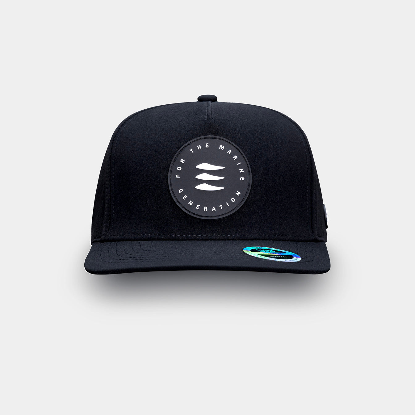 RIDGE 5 Panel Waterproof Hat - Black