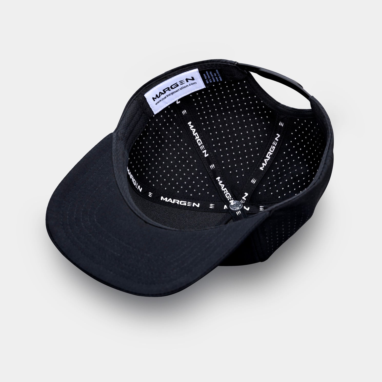 RIDGE 5 Panel Waterproof Hat - Black