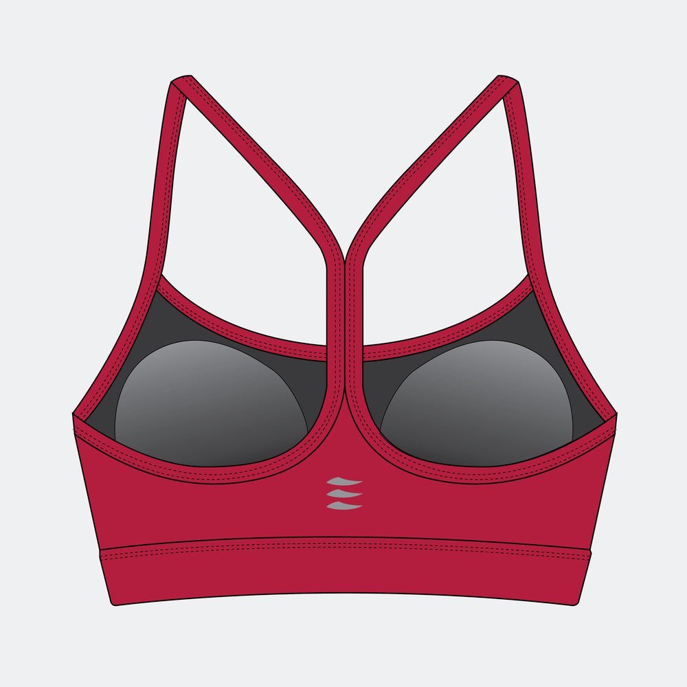 AURA Y Women’s Sports Bra (Magenta)