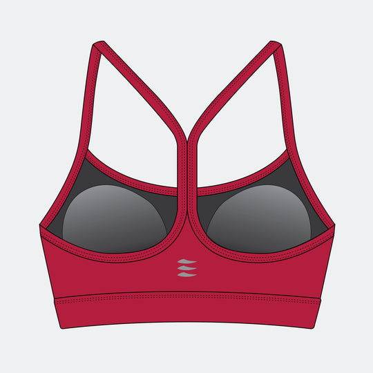 AURA Y Women’s Sports Bra (Magenta)
