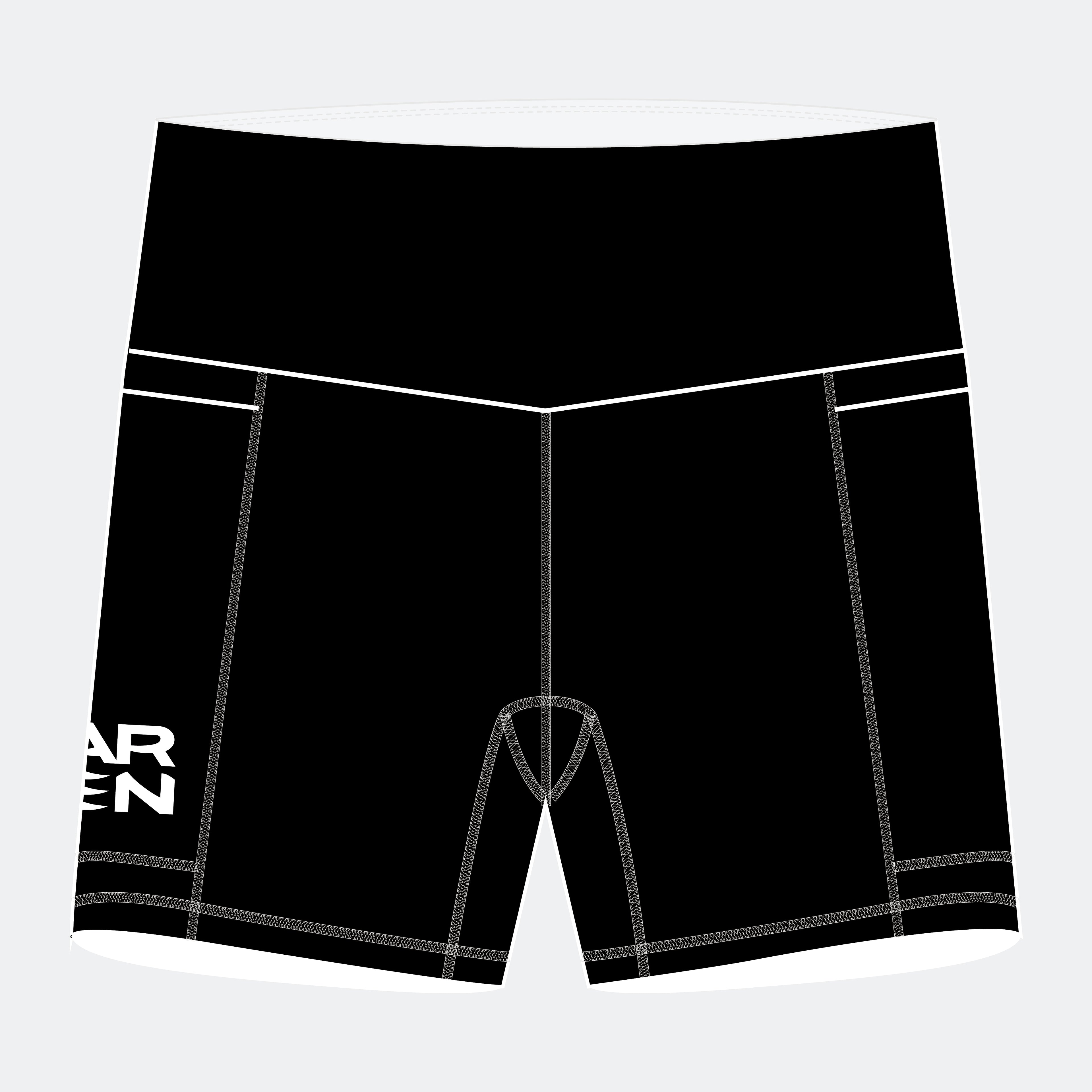 women compression short black