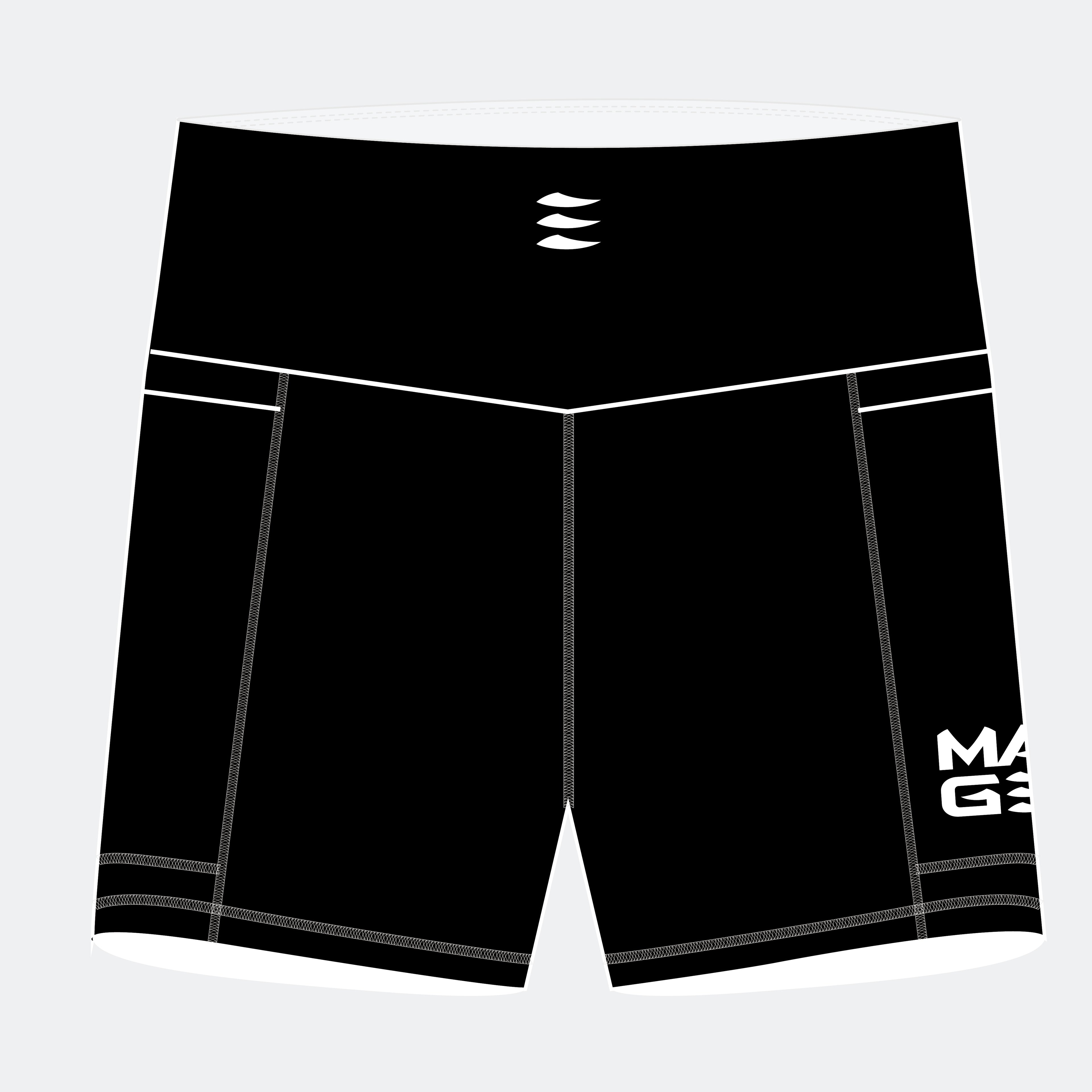 women compression short black