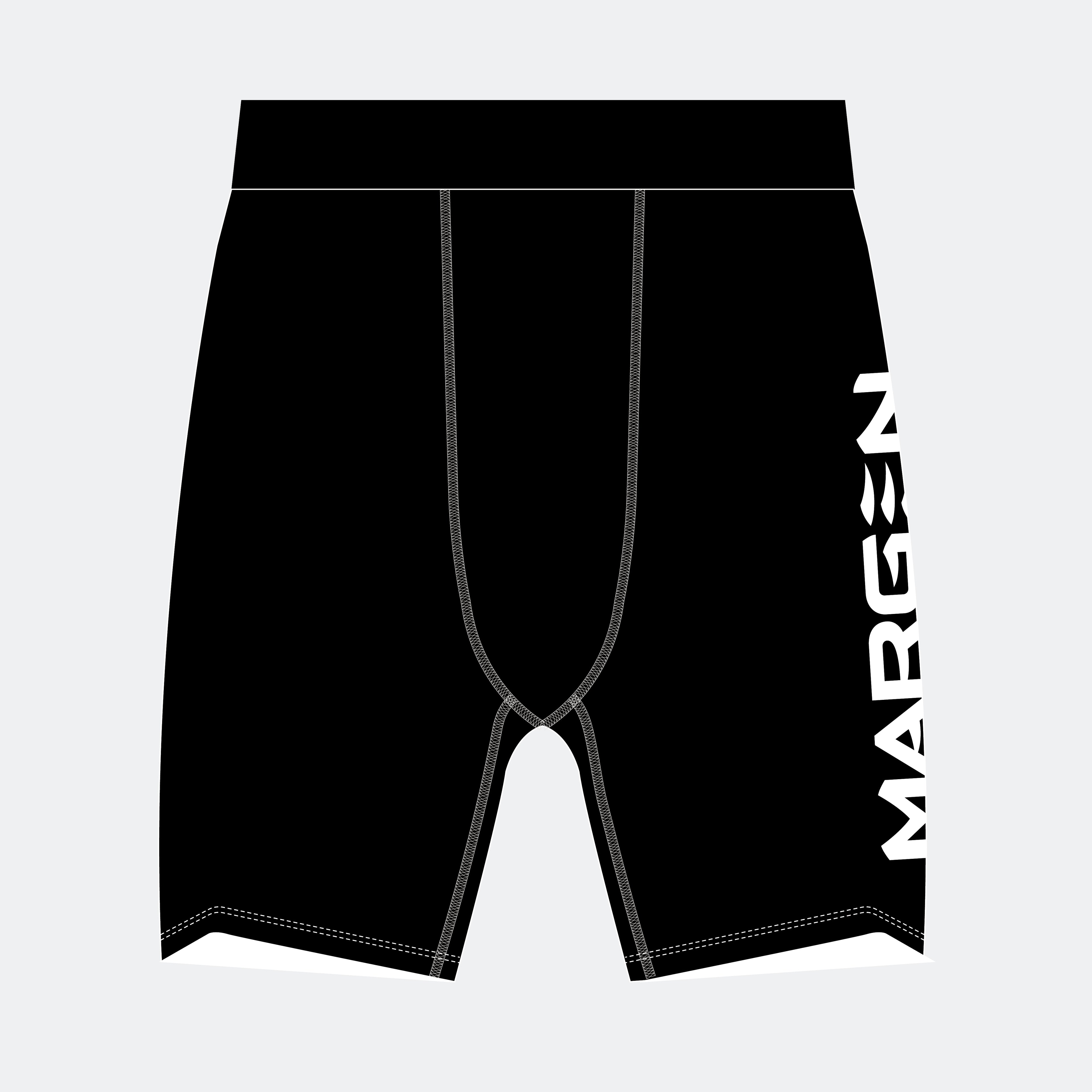 men compression shorts black