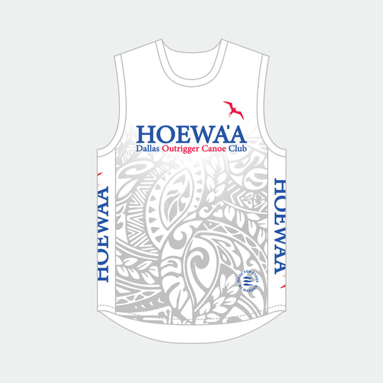 RACER Men's Sleeveless – HOEWAA Edition (White)