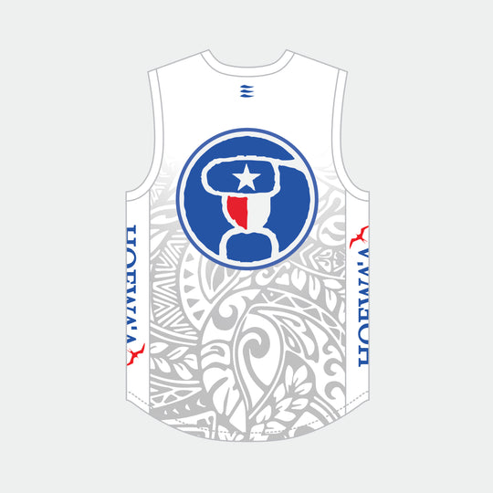 RACER Men's Sleeveless – HOEWAA Edition (White)