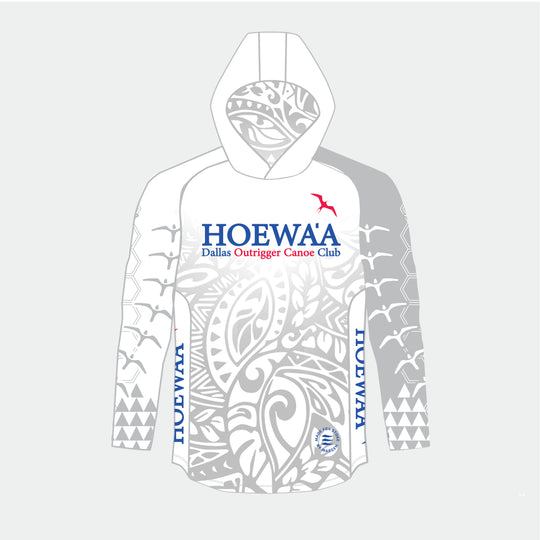 RACER Women's Hooded Top – HOEWAA Edition (White)