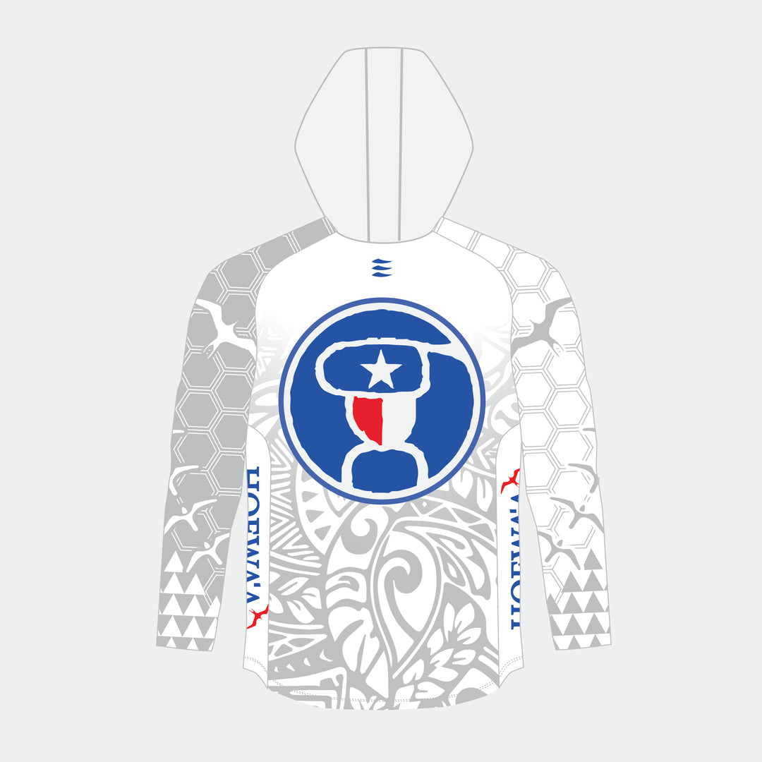 RACER Women's Hooded Top – HOEWAA Edition (White)