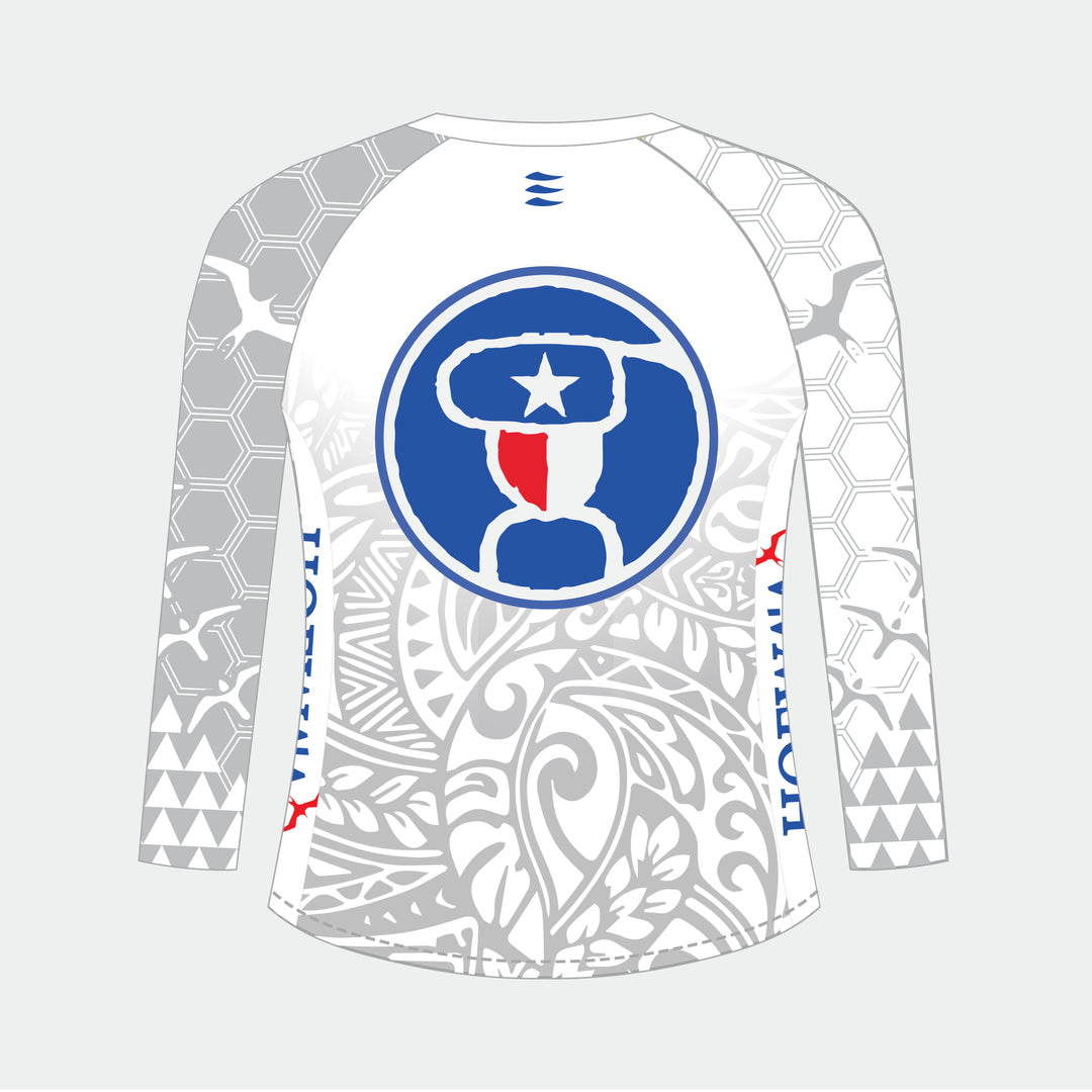 RACER Women's Long Sleeve – HOEWAA Edition (White)