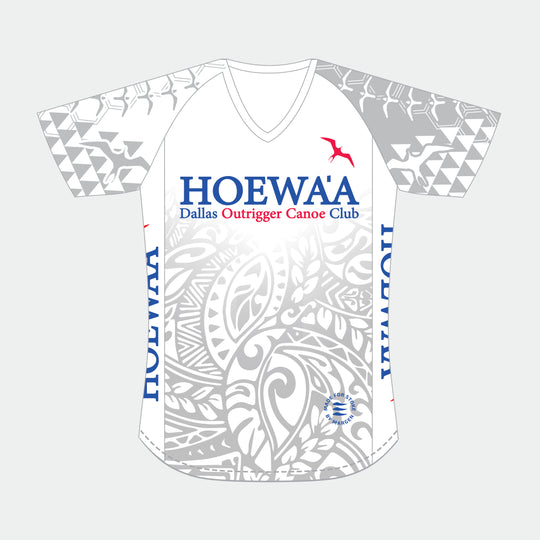 RACER Women's Short Sleeve – HOEWAA Edition (White)