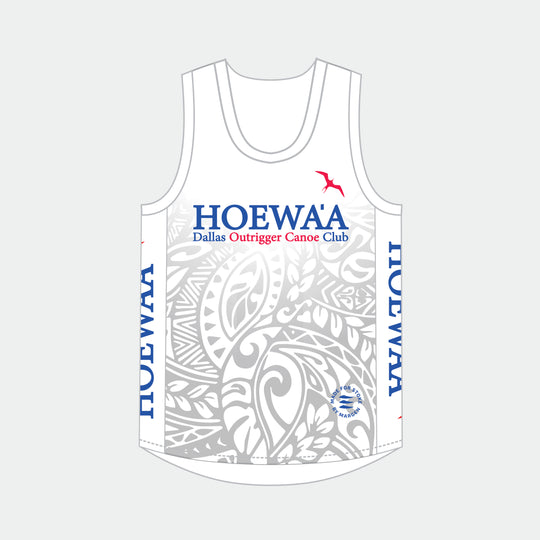 RACER Men's Tank – HOEWAA Edition (White)