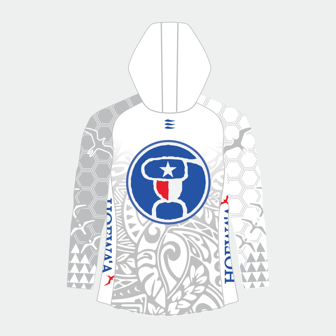 RACER Men's Hooded Top – HOEWAA Edition (White)