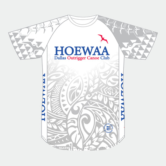 RACER Men's Short Sleeve – HOEWAA Edition (White)