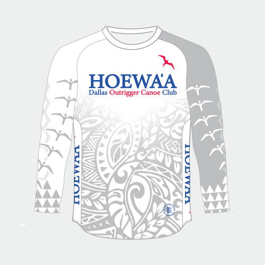 RACER Men's Long Sleeve – HOEWAA Edition (White)