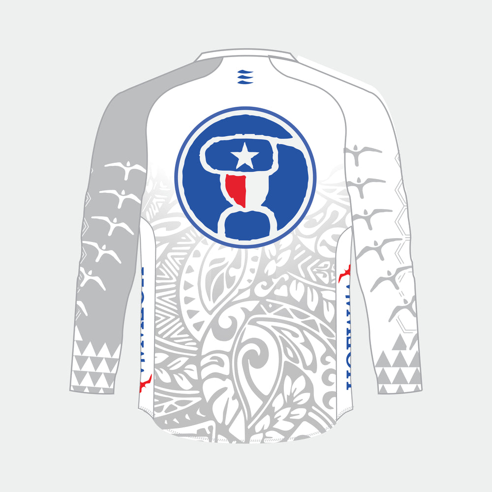 RACER Men's Long Sleeve – HOEWAA Edition (White)