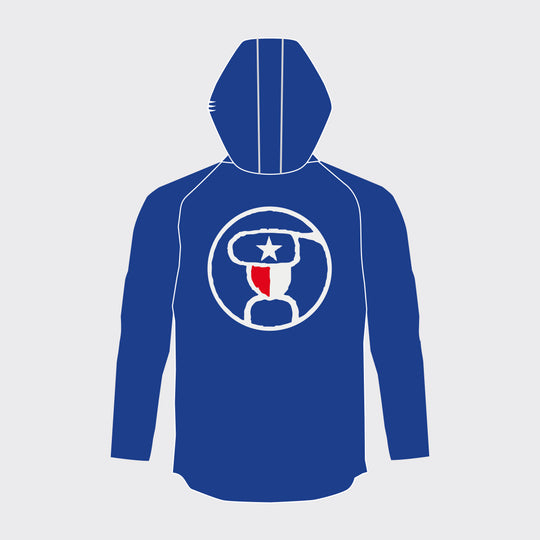 ESSENTIAL Lightweight Cotton Hoodie – HOEWAA Edition (Marine Blue)