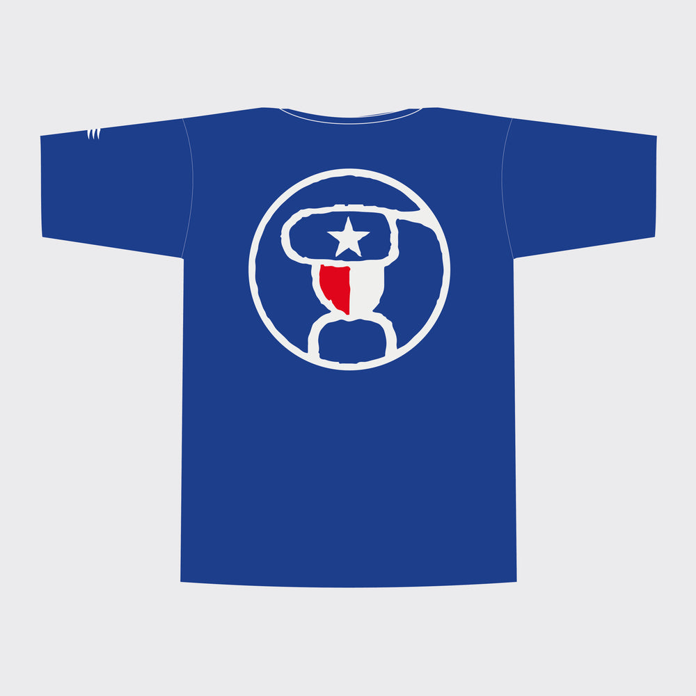 ESSENTIAL Cotton Tee – HOEWAA Edition (Marine Blue)