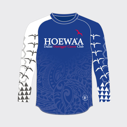 RACER Men's Long Sleeve – HOEWAA Edition (Marine Blue)