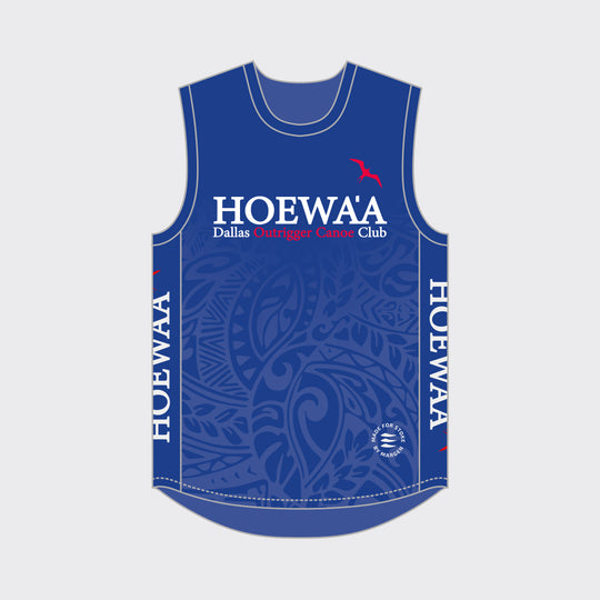 RACER Men's Sleeveless – HOEWAA Edition (Marine Blue)