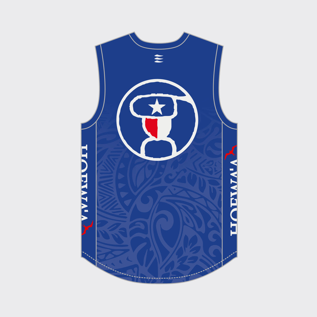 RACER Men's Sleeveless – HOEWAA Edition (Marine Blue)