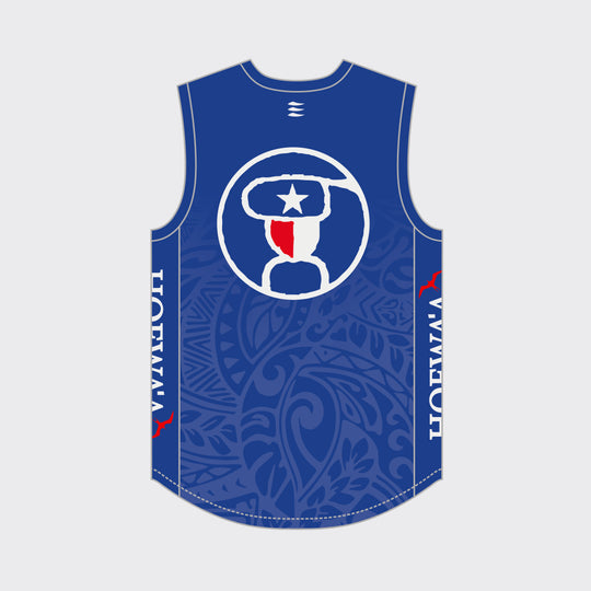 RACER Men's Sleeveless – HOEWAA Edition (Marine Blue)