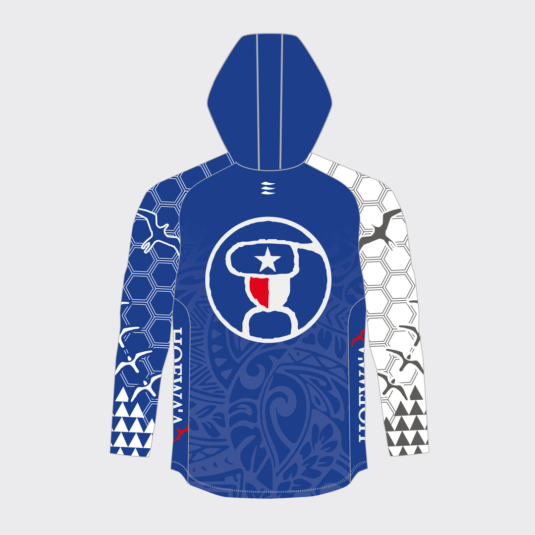 RACER Men's Hooded Top – HOEWAA Edition (Marine Blue)