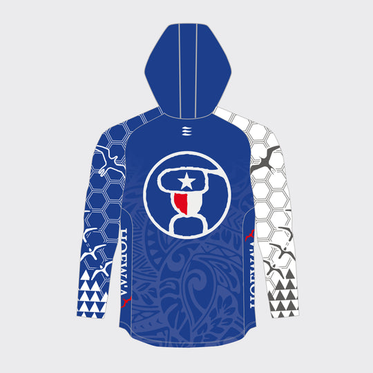 RACER Men's Hooded Top – HOEWAA Edition (Marine Blue)