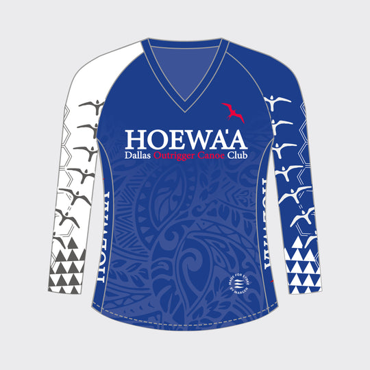 RACER Women's Long Sleeve – HOEWAA Edition (Marine Blue)