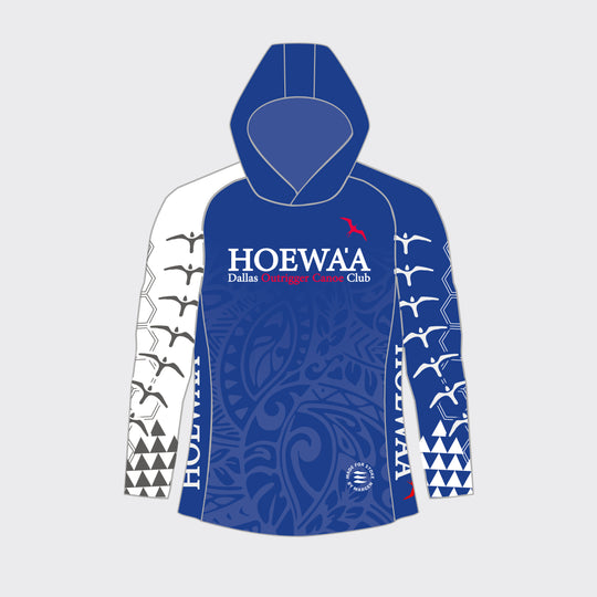 RACER Women's Hooded Top – HOEWAA Edition (Marine Blue)