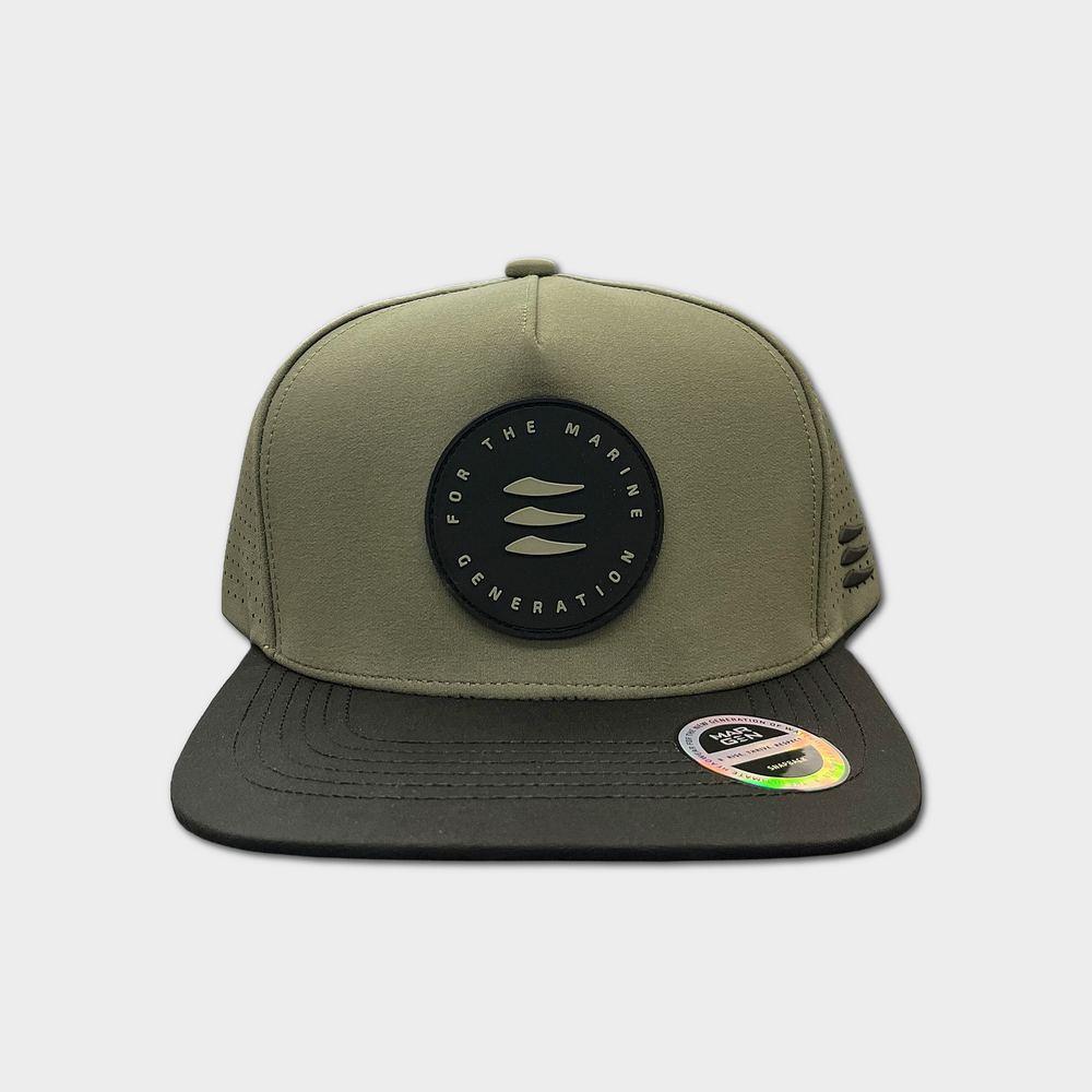 MARGEN 5-Panel Waterproof Cap (Olive)