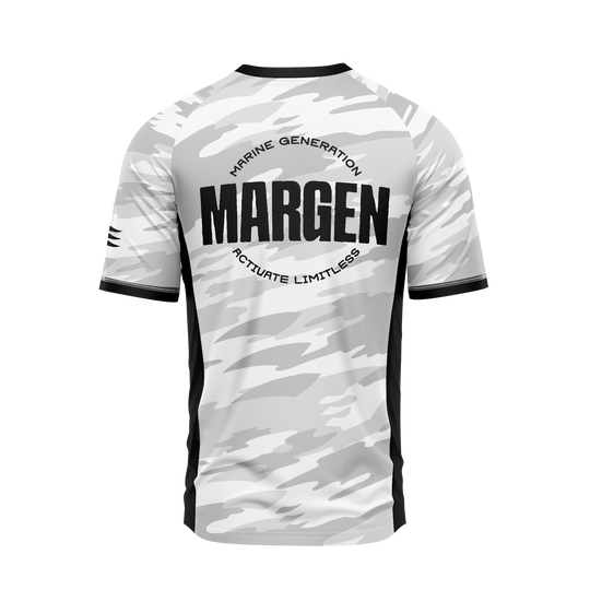 MARGEN Men Racer Short Sleeve (White Camo)