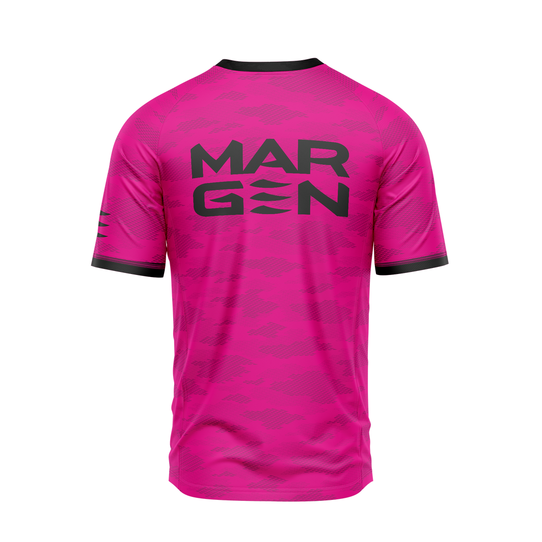 MARGEN Men Racer Short Sleeve (Hi-Vis Pink)