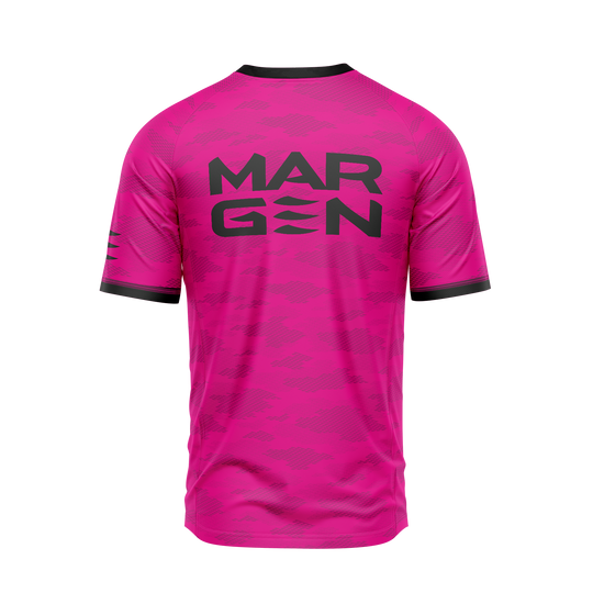 MARGEN Men Racer Short Sleeve (Hi-Vis Pink)