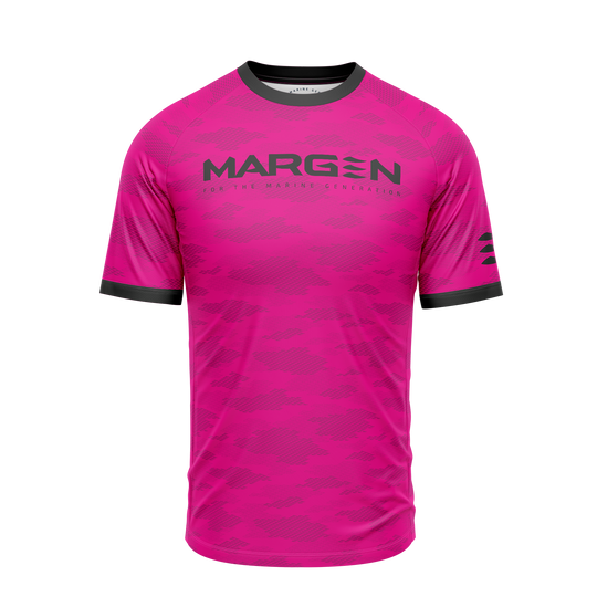 MARGEN Men Racer Short Sleeve (Hi-Vis Pink)