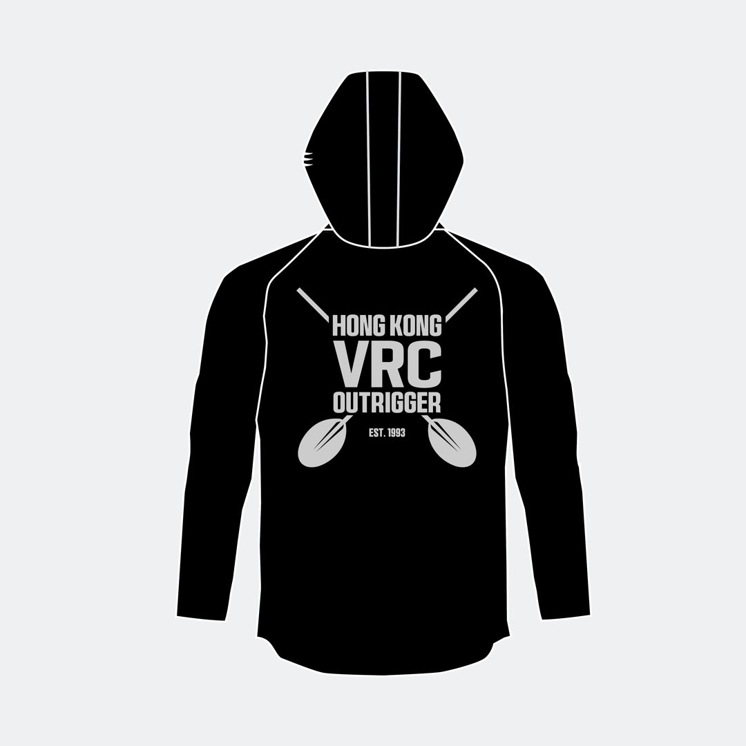 VRC Outrigger Unisex Lightweight Cotton Hoodie 2025 (Black)
