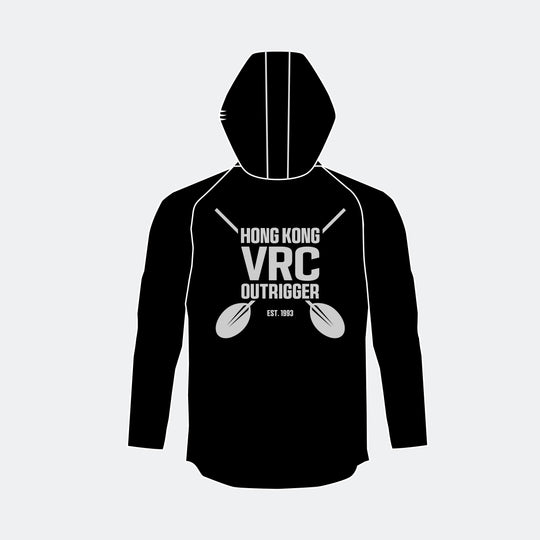 VRC Outrigger Unisex Lightweight Cotton Hoodie 2025 (Black)