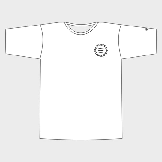 MARGEN Men Premium Cotton Tee (White)