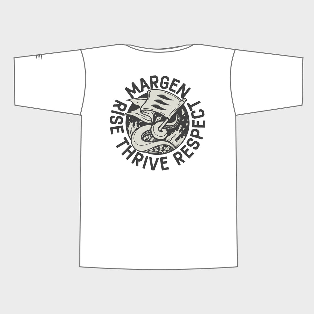MARGEN Men Premium Cotton Tee (White)