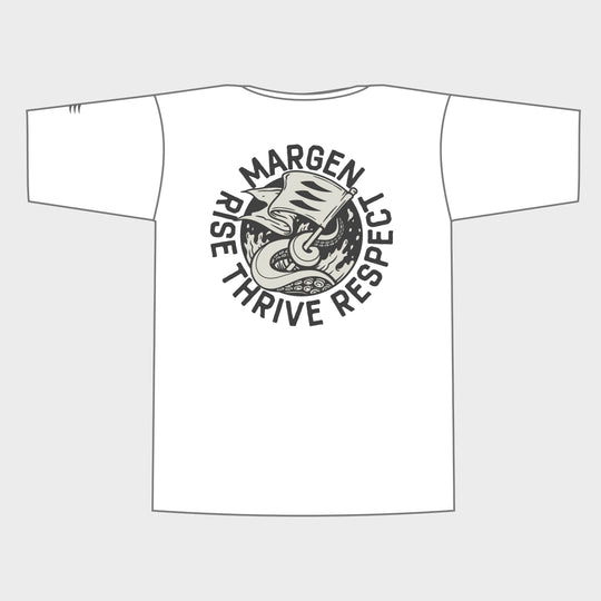 MARGEN Men Premium Cotton Tee (White)