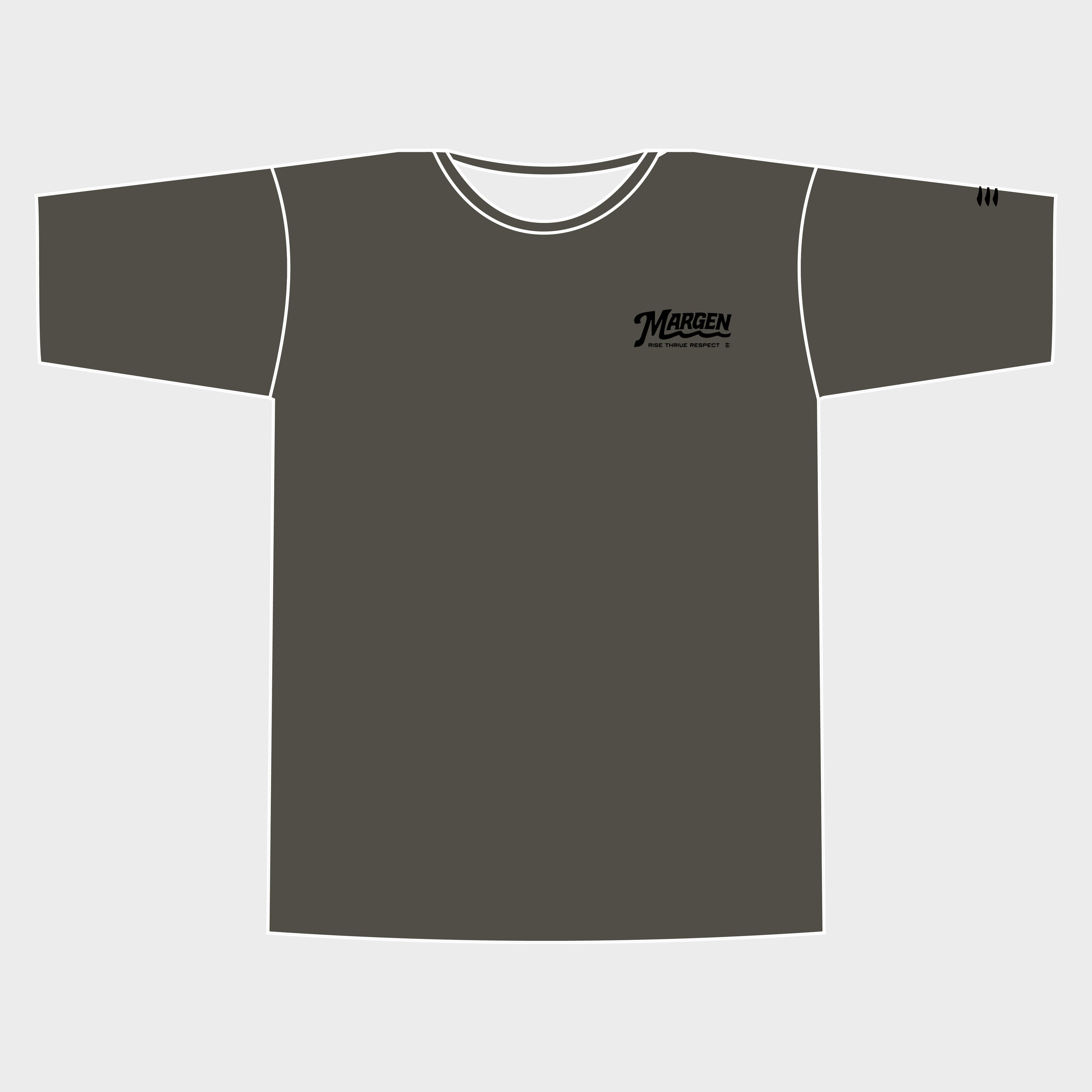 men cotton tee grey