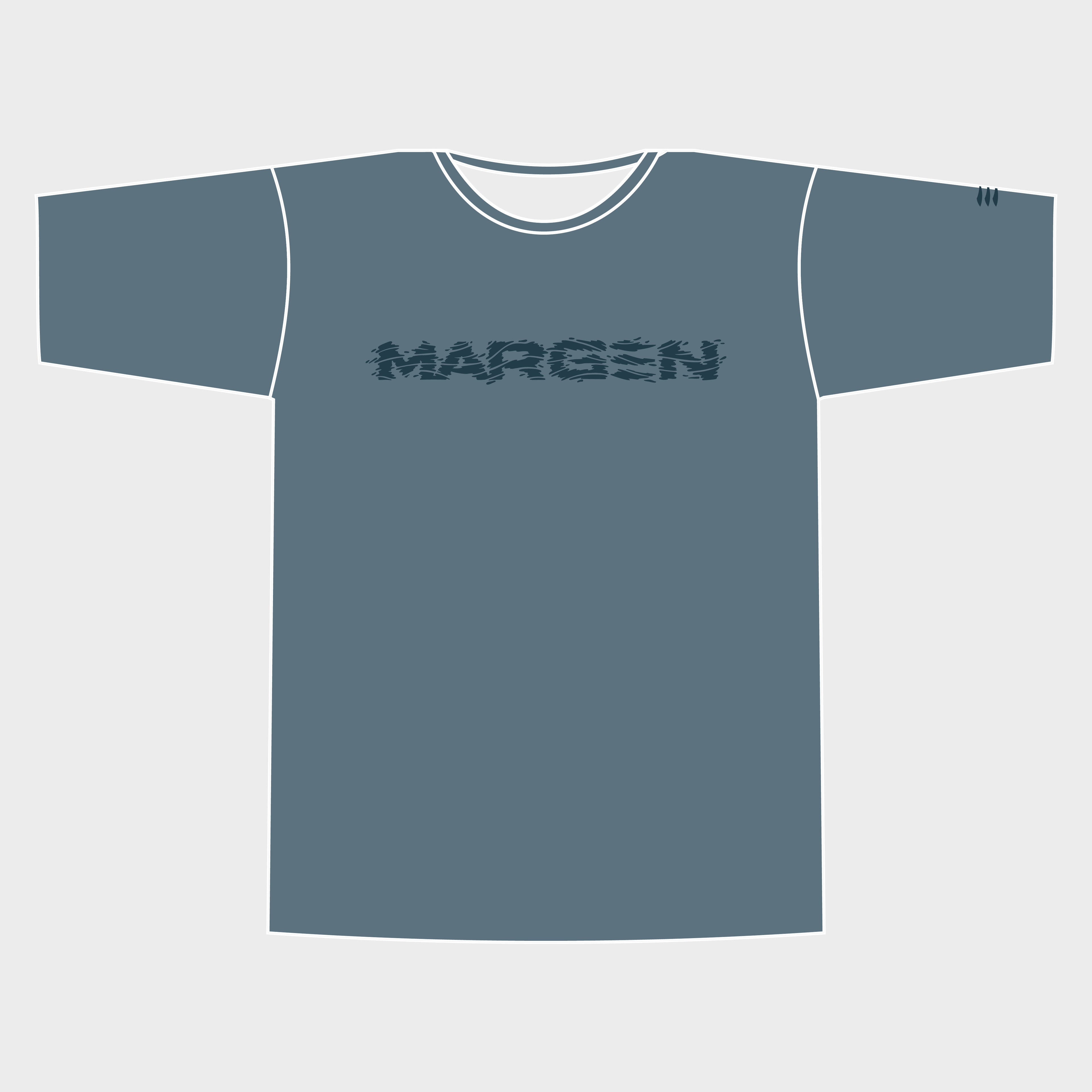 men cotton tee blue