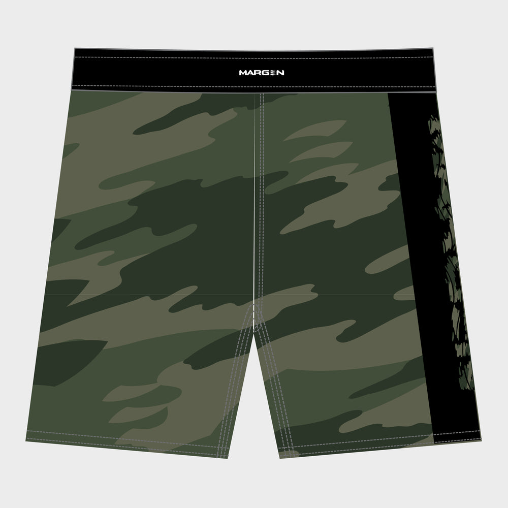 MARGEN Men Quick Dry Boardshorts (Green Camo)