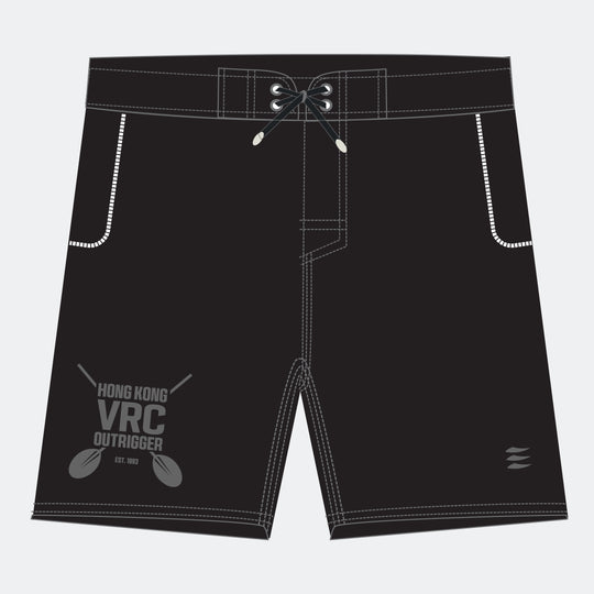 VRC Outrigger Quick Dry Boardshorts 2025 (Grey, 2 pockets)