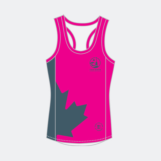 TRUE NORTH Women Racerback (Large Maple Leaf - Design 1)