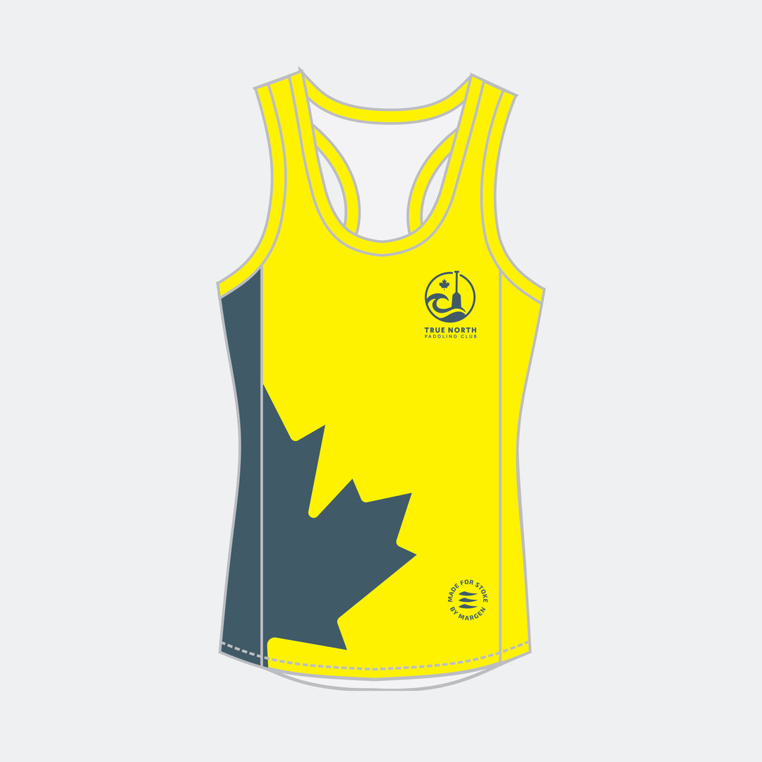 TRUE NORTH Women Racerback (Large Maple Leaf - Design 1)