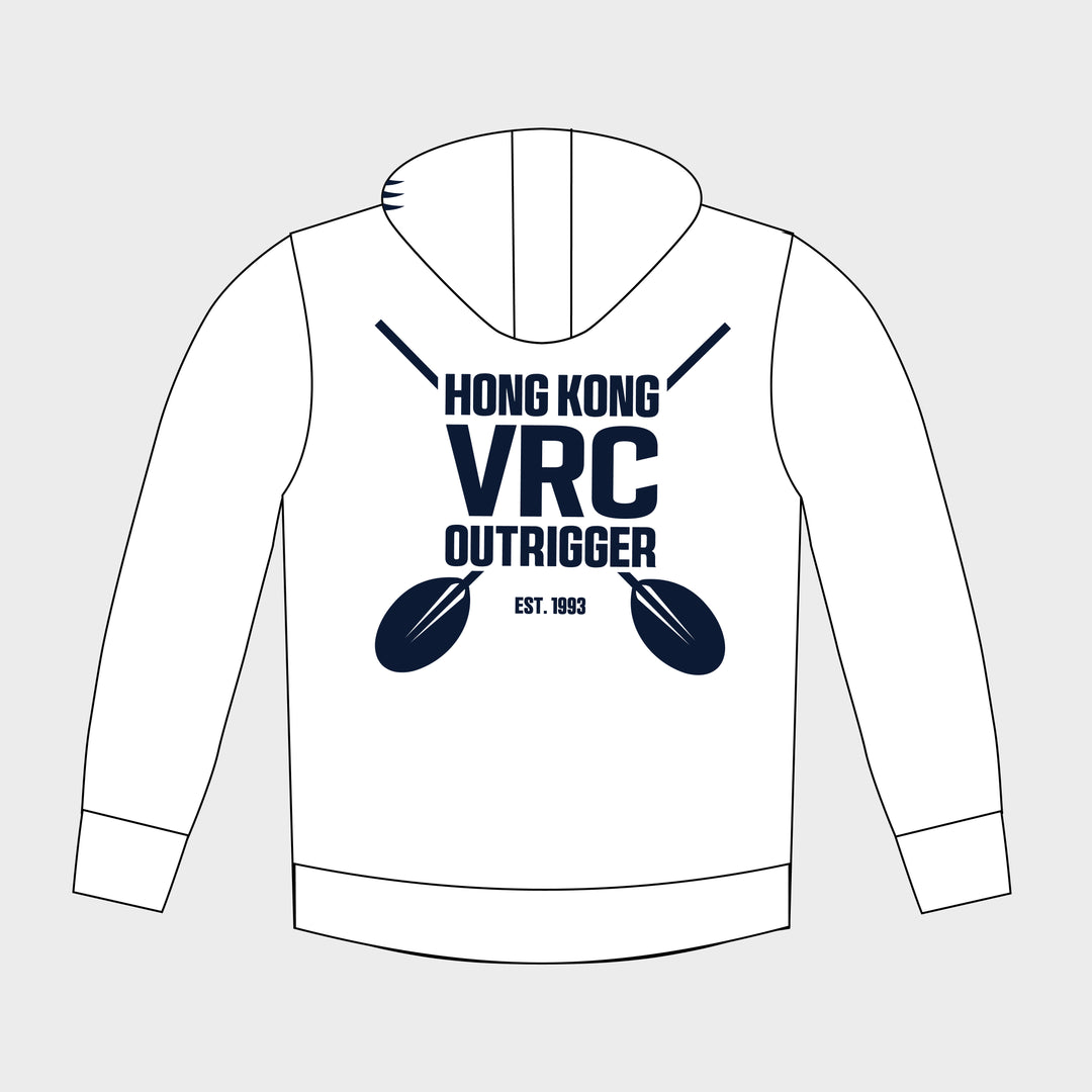 ESSENTIAL French Terry Hoodie - VRC Outrigger 2026 (White)