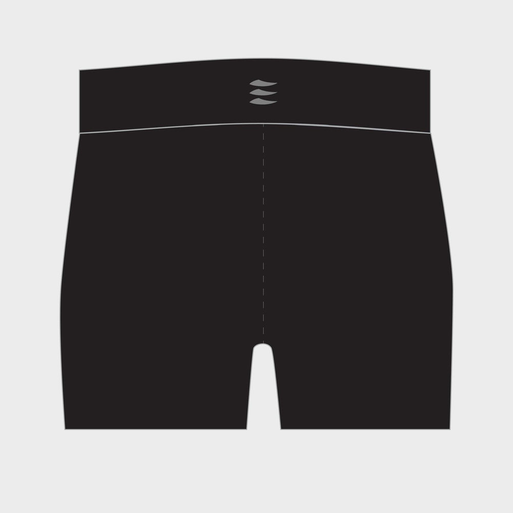 BUZZ DRAGON Women Compression Shorts (Black)