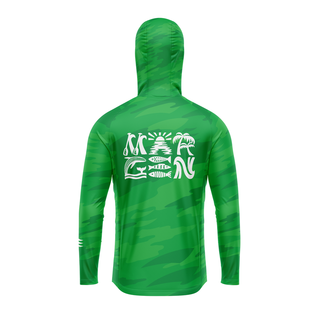 MARGEN Junior Racer Hoodie (Tree Green Camo)