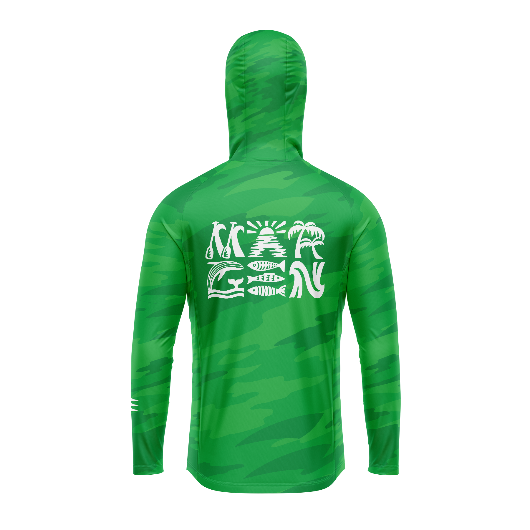 RACER Junior's Hoodie (Camo Jade Green)